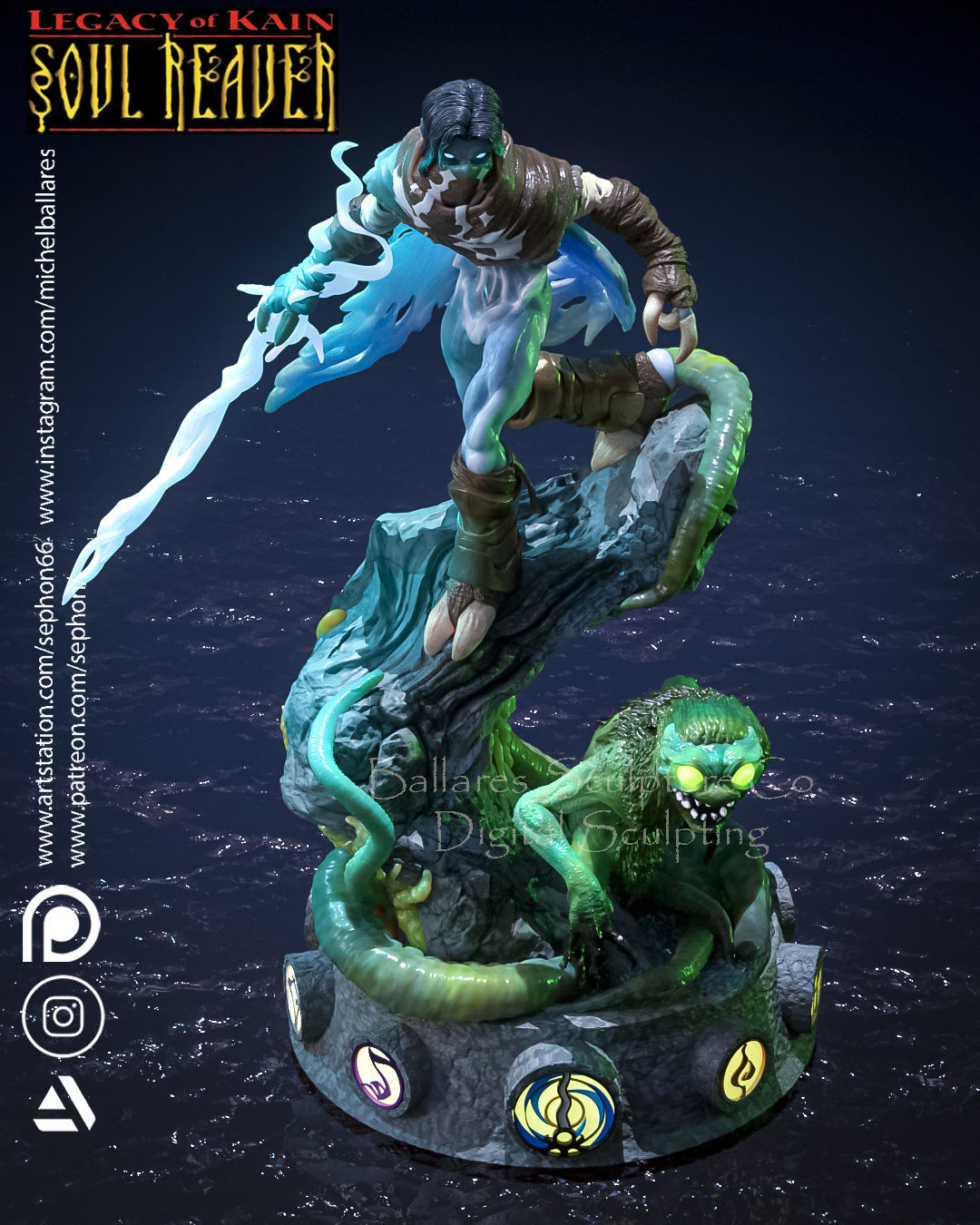 Raziel Statue - Legacy of Kain - Collectible Garage Kit