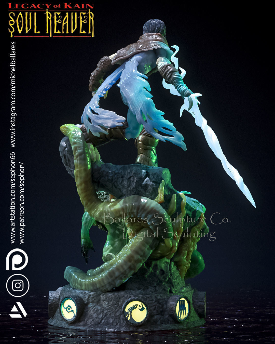 Raziel Statue - Legacy of Kain - Collectible Garage Kit