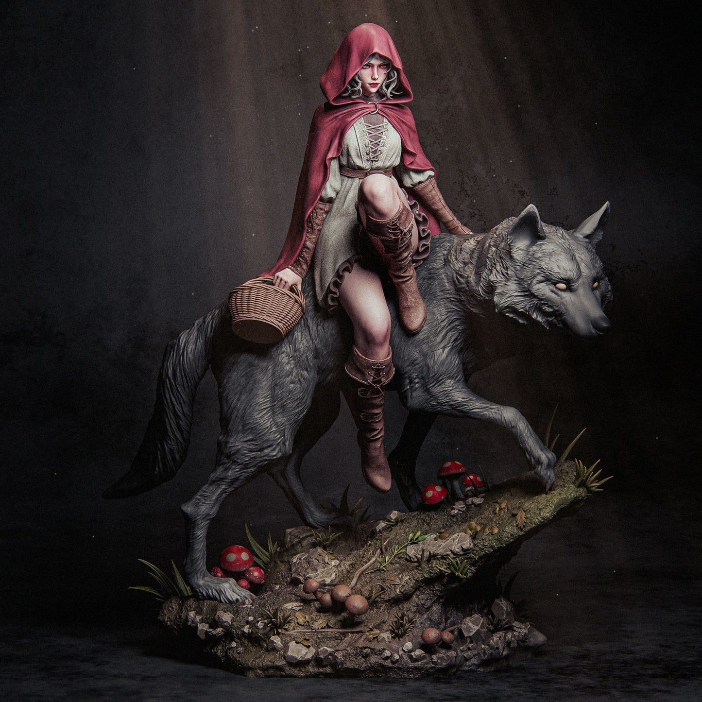 Red Riding Hood Statue - Collectible Garage Kit