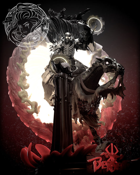 Skullknight on Horse Statue - Berserk - Collectible Garage Kit