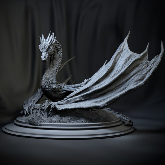 Smaug Statue - The Hobbit - Collectible Garage Kit