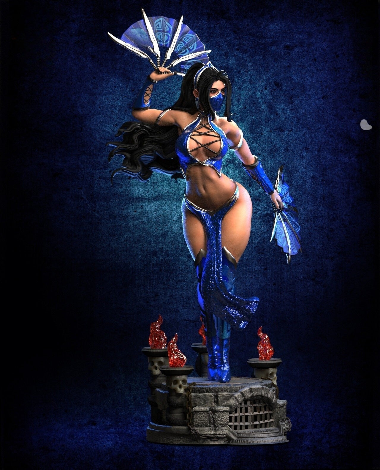 Kitana Statue - Mortal Kombat - Collectible Garage Kit