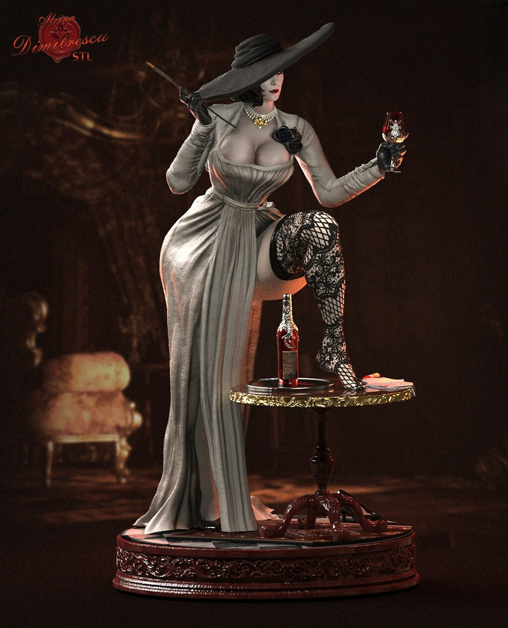 Lady Dimitrescu Statue - Resident Evil - Collectible Garage Kit