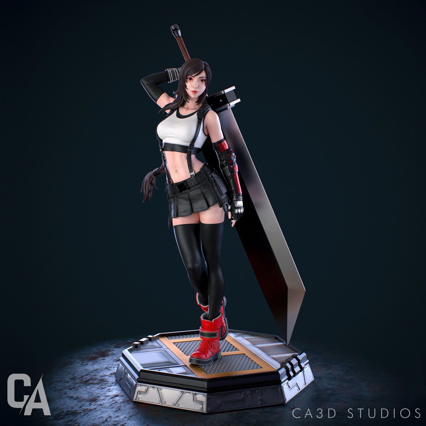 Tifa Lockhart Statue - Final Fantasy VII - Collectible Garage Kit