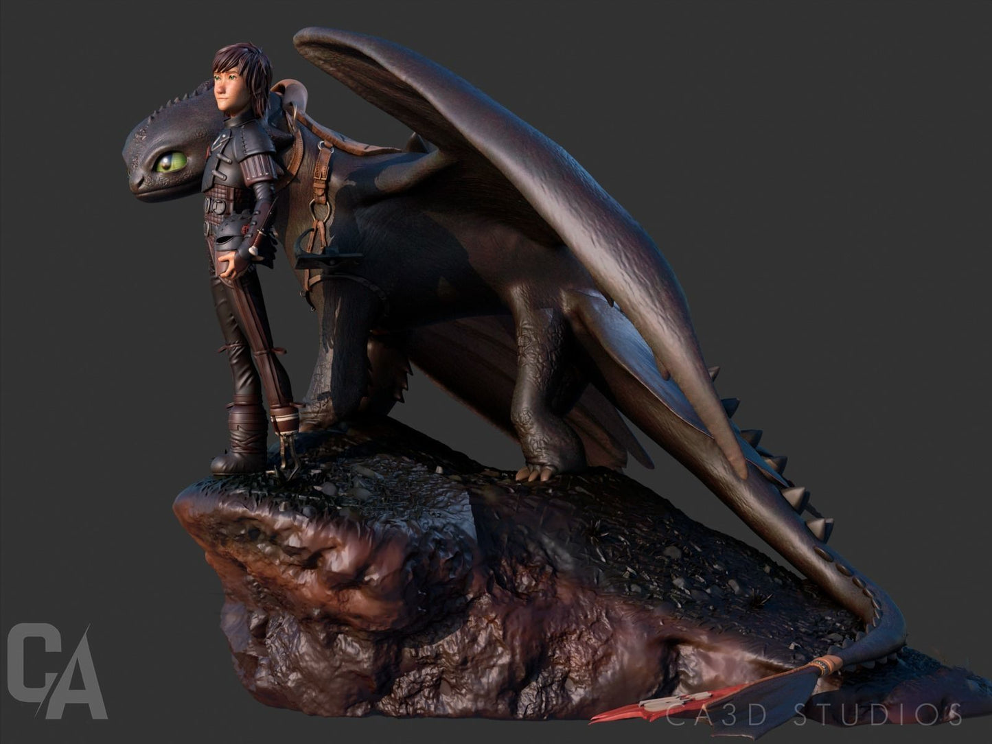 Toothless Statue - How to Train Your Dragon - Collectible Garage Kit