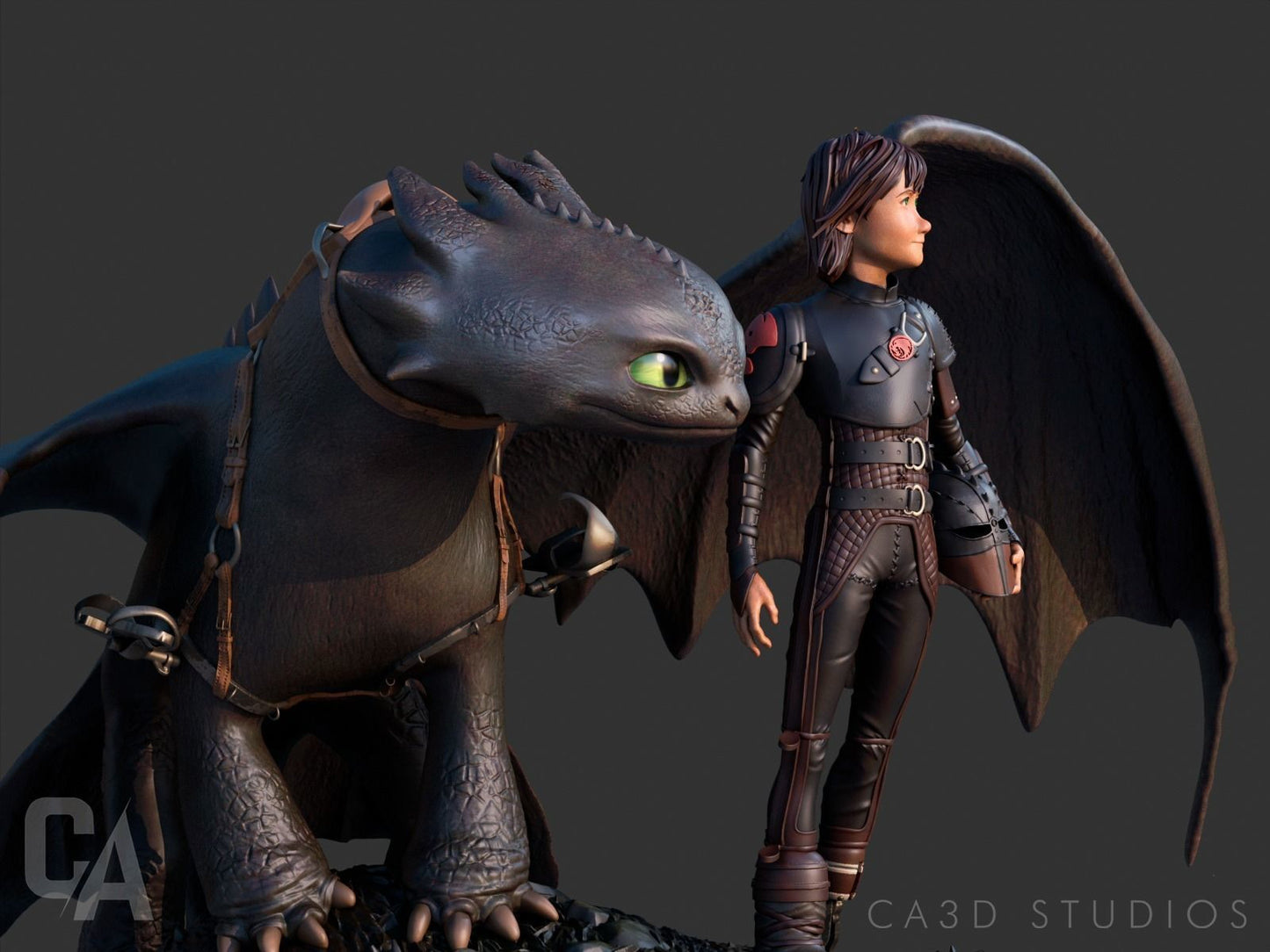 Toothless Statue - How to Train Your Dragon - Collectible Garage Kit