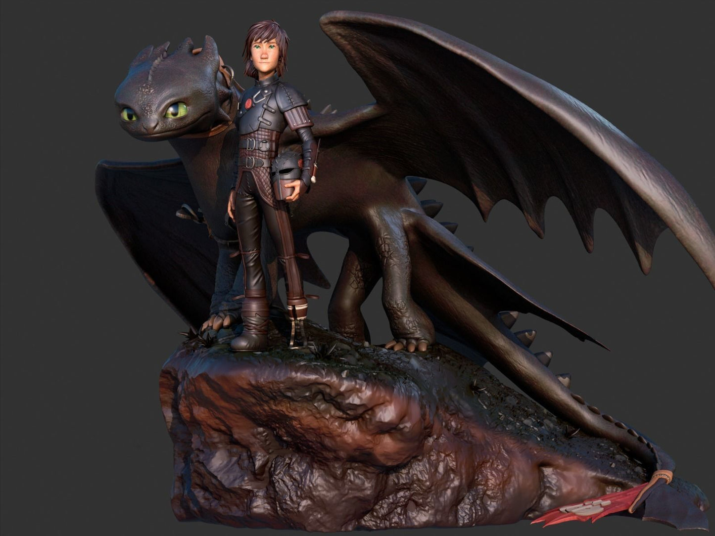 Toothless Statue - How to Train Your Dragon - Collectible Garage Kit