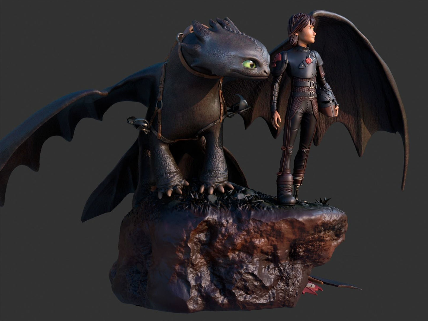 Toothless Statue - How to Train Your Dragon - Collectible Garage Kit