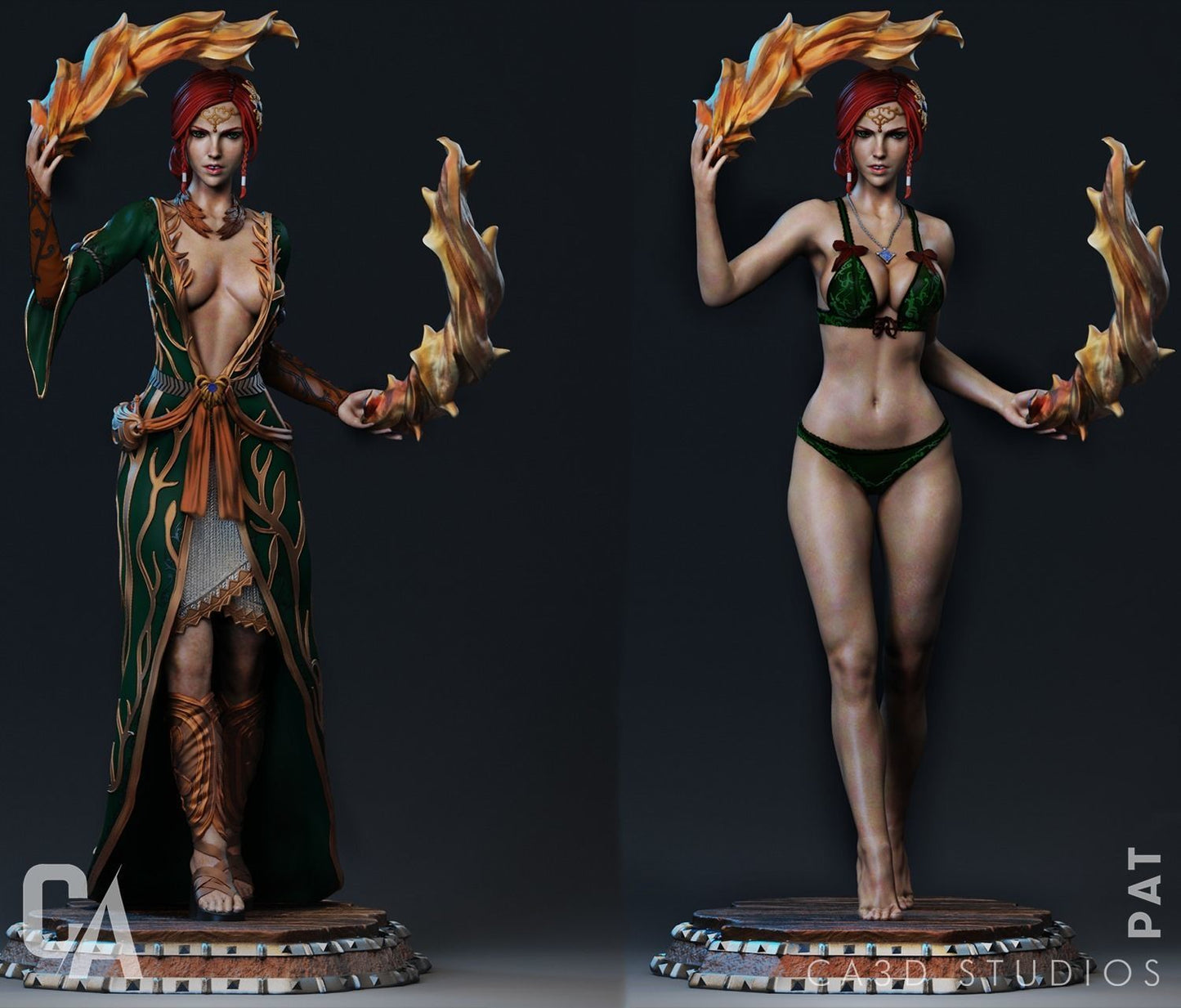 Triss Merigold Statue - The Witcher - Collectible Garage Kit