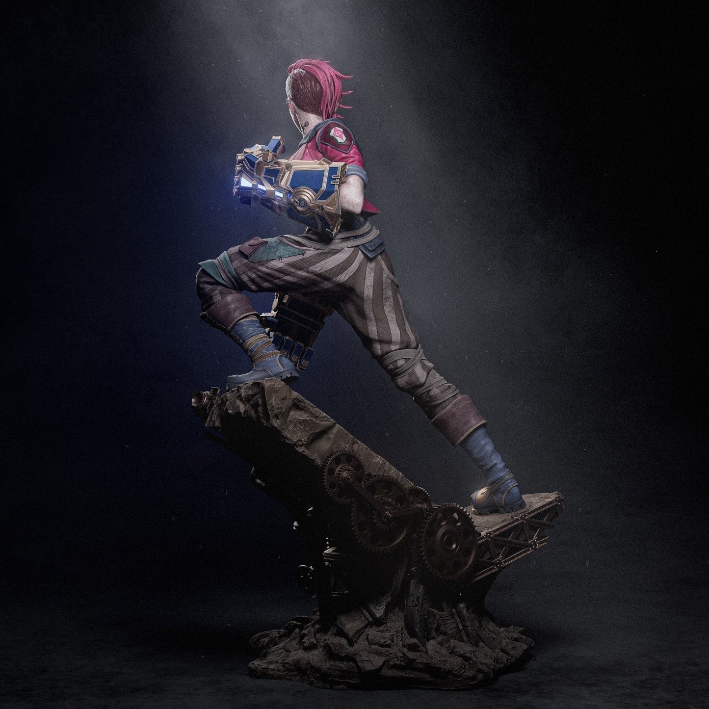 Vi Statue - LOL Arcane - Collectible Garage Kit