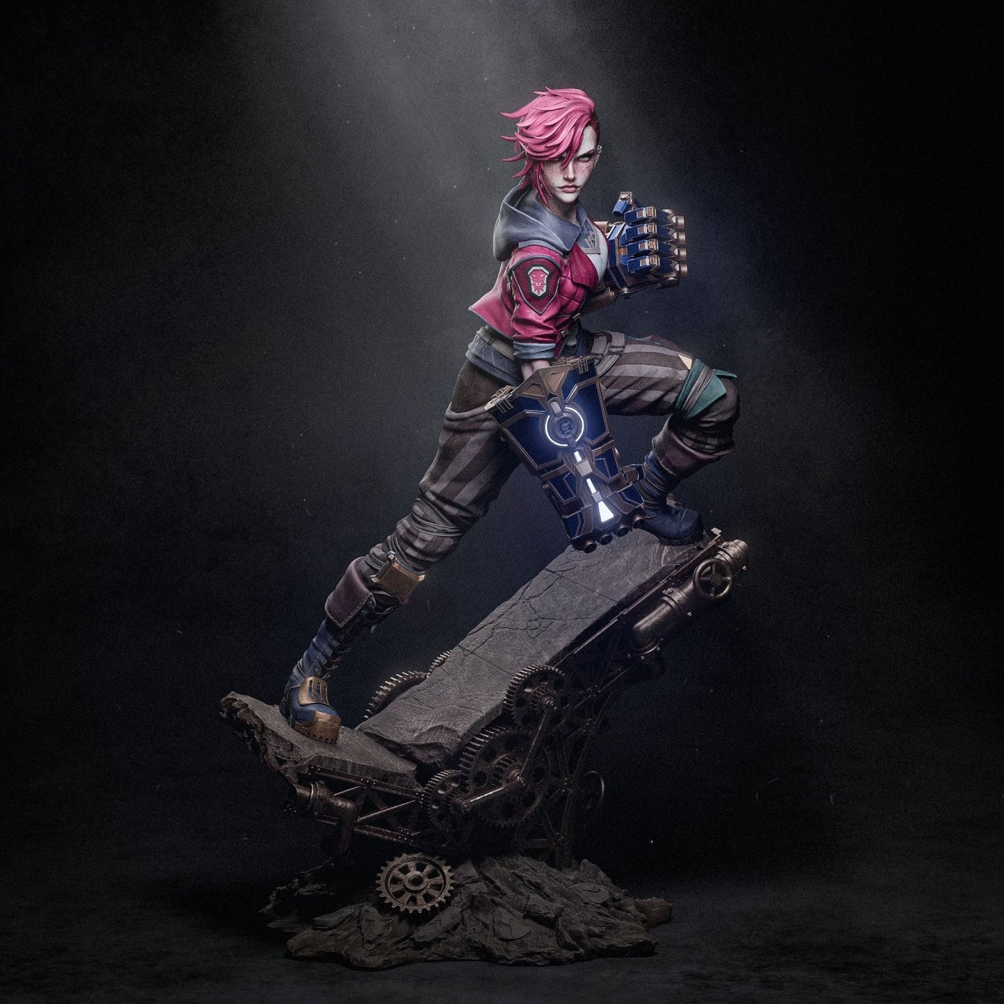 Vi Statue - LOL Arcane - Collectible Garage Kit