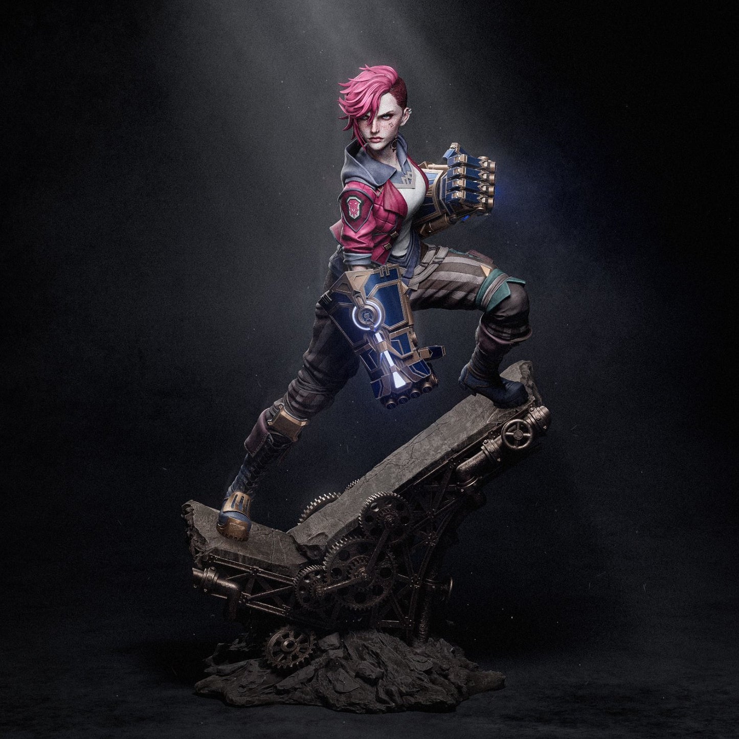 Vi Statue - LOL Arcane - Collectible Garage Kit