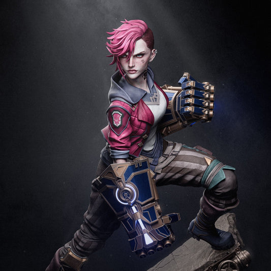 Vi Statue - LOL Arcane - Collectible Garage Kit