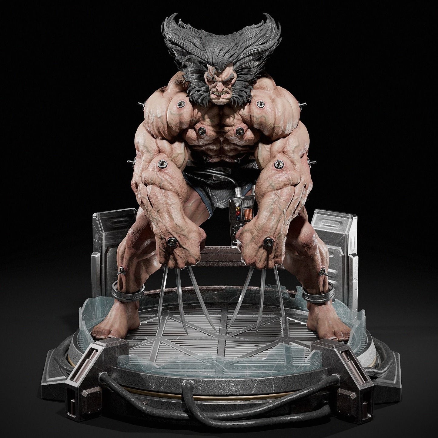 Wolverine Statue - X-Men - Collectible Garage Kit