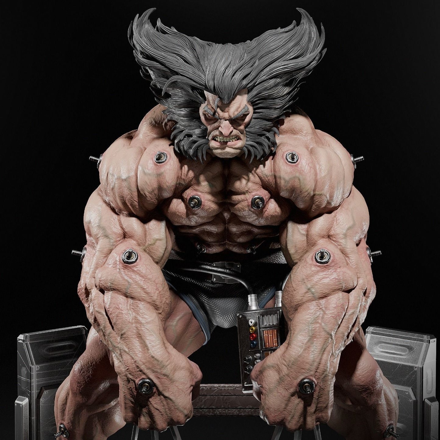 Wolverine Statue - X-Men - Collectible Garage Kit