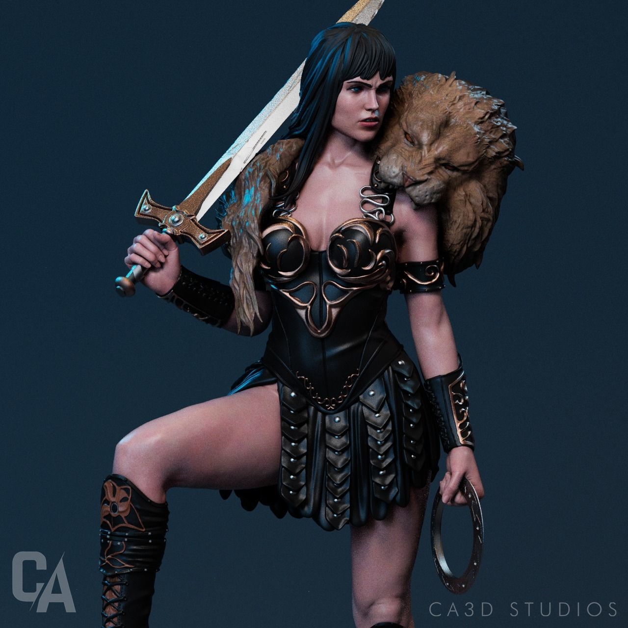 Xena Statue - Xena: Warrior Princess - Collectible Garage Kit