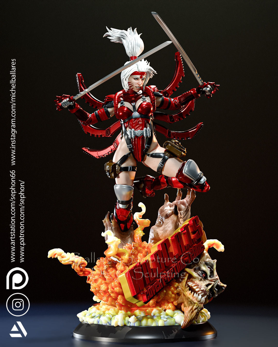 Zealot Statue - WildC.A.T.s - Collectible Garage Kit