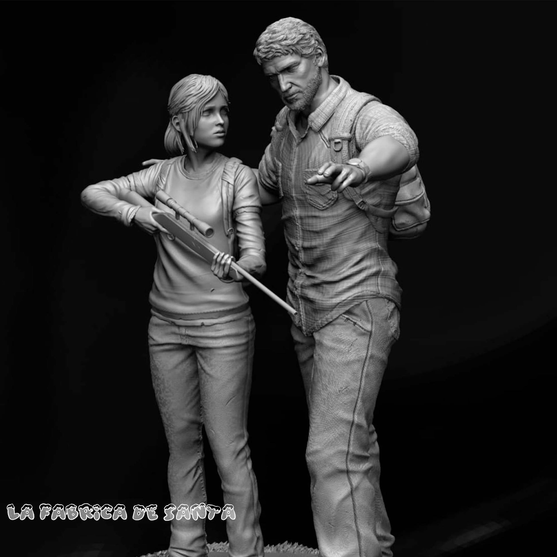 Joel & Ellie (the Last Of Us) Diorama 1:8 (23cm)
