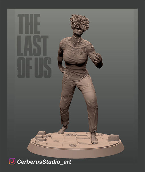 The Last of Us Clicker Statue