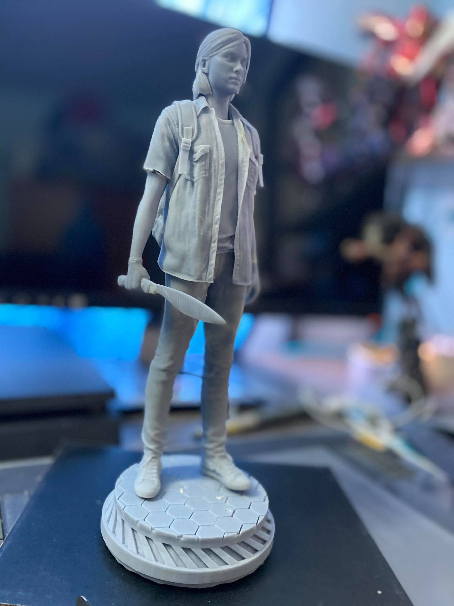 Ellie bust from The Last Of Us Part II 3D model 3D printable